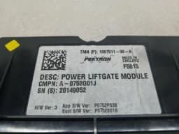 TESLA Tesla Model S 70 Tailgate Boat Lid Module 1007511-00-A Control Unit Tailgate — thumbnail 2