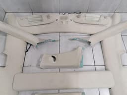 TESLA Tesla Model S 70 Roof Lining Set Alcantara 1045938-01-C Headliner Zuma White — thumbnail 4