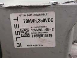TESLA 2016 TESLA MODEL S 70 COMPLETE BATTERY 1055893-00-C 70kWh LiON BATTERY COMPLETE — thumbnail 5