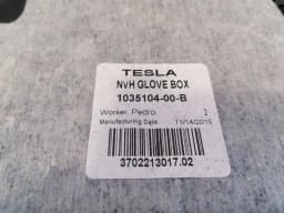 TESLA Tesla Model S 70 Glovebox 1023232-11-L Glove Box RHD BEIGE RIGHT HAND DRIVE — thumbnail 8
