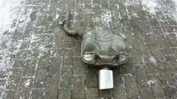 MERCEDES-BENZ Mercedes GLK X204 Right Exhaust Silencer A2044907235 Exhaust Muffler — thumbnail 7