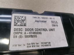 TESLA Tesla Model S 70 Door Control Module ECU 1003101-00-E Door Control Unit — thumbnail 3