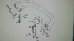 MERCEDES-BENZ Mercedes SL R230 Roll Bar Hydraulic LI A2308600135 Roll Bar Hydraulic Left. — thumbnail 6