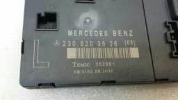 MERCEDES-BENZ Mercedes SL R230 FLH door control module A2308203526 door control unit front left — thumbnail 3