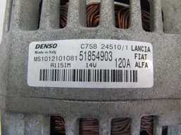 ALFA ROMEO Alfa Romeo Mito 2010 Alternator 51854903 Alternator 120A — thumbnail 8