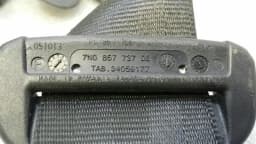 AUDI Audi A3 8P RLH seat belt 7N0857737DE seat belt belt rear left — thumbnail 3