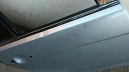 MITSUBISHI Mitsubishi Lancer X left rear door 5730A529 door rear left silver — thumbnail 6