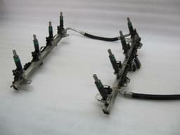 BMW BMW 6 Series E63 injection strip pipe 13537534743 fuel rail 7525721 injector — thumbnail 9