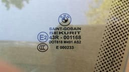 BMW BMW 6 Series E63 E64 Left Front Door Glass 51337009709 Door Window Front Left — thumbnail 6