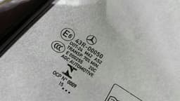 MERCEDES-BENZ Mercedes CLA W117 left rear 1/4 glass door window 1/4 rear left — thumbnail 5