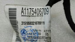 MERCEDES-BENZ Mercedes CLA W117 rear right door wiring A1175406709 door wiring harness rear right — thumbnail 6