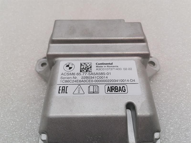 BMW iX i20 40 Safety Module ECU 5A5A585 Air Control Unit SRS