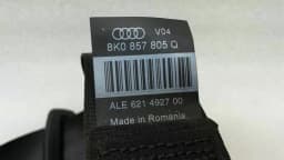 AUDI Audi A5 8T right rear seat belt 8K0857805Q belt seat belt tensioner HR — thumbnail 6