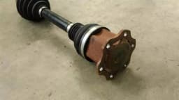 AUDI Audi A5 8T A4 8K right front drive shaft 8K0407271AK drive shaft right 2.0 TDI — thumbnail 7