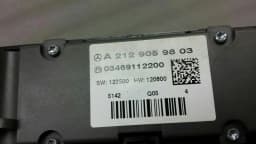 MERCEDES-BENZ Mercedes E Class W212 SWITCH BLOCK A2129059803 Hazard switch heated seats — thumbnail 5