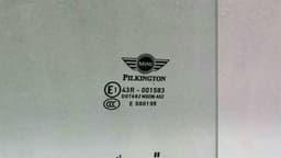 MINI Mini Countryman R60 right rear door glass 51359801508 door window rear right — thumbnail 2