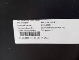 PORSCHE Porsche Taycan 9J Rear Bumper 9J0807421E Rear Bumper — thumbnail 8