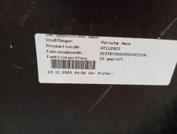 PORSCHE Porsche Taycan 9J Rear Bumper 9J0807421E Rear Bumper — thumbnail 9