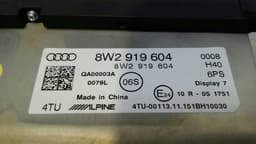 AUDI Audi A4 8W Navigation Monitor 8W2919604 Sat Nav Display RHD RIGHT HANDLEBAR — thumbnail 8