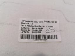 JAGUAR JAGUAR i-PACE X590 EV400 FLH seat lumbar GX73-611F51BA lumbar vertebra front left — thumbnail 7