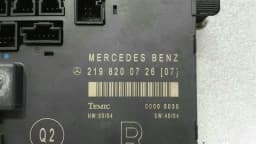 MERCEDES-BENZ Mercedes CLS W219 front right door module A2198200726 door control unit front RE — thumbnail 6