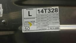 MERCEDES-BENZ Mercedes W221 Left Front Door Winder A2217200146 Window Regulator Front Left — thumbnail 2