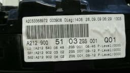 MERCEDES-BENZ Mercedes E Class W212 Instrument Cluster A2129005103 Speedometer E500 E550 MPH — thumbnail 6