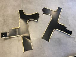 MERCEDES-BENZ Mercedes G class W463 GENUINE Cabin Wires Harness Covers x4 psc — thumbnail 3