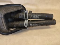 PORSCHE Porsche 911 991 Genuine AC Air Heater Blower vent heating radiator pipe hose — thumbnail 2