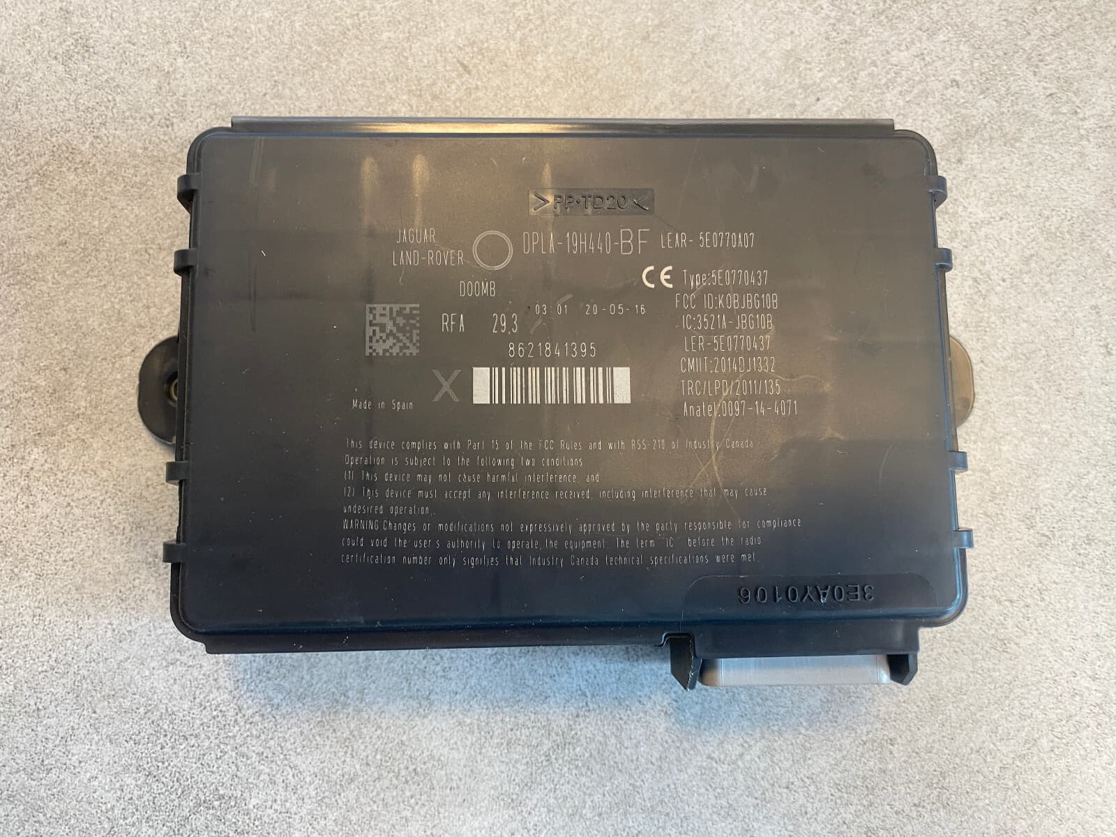 LAND ROVER GENUINE Land Rover Range Rover Sport L320 Keyless Control Unit DPLA-19H440