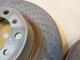 PORSCHE GENUINE PORSCHE 911 REAR BRAKE DISCS SET BRAKING ROTOR PAIR LEFT & RIGHT — thumbnail 5