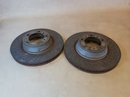 PORSCHE GENUINE PORSCHE 911 REAR BRAKE DISCS SET BRAKING ROTOR PAIR LEFT & RIGHT — thumbnail 2