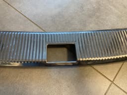 VW VW Touareg GENUINE Trunk Boot Tailgate Sill Lock Trim Chrome 7P0863459E — thumbnail 3