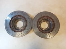 PORSCHE GENUINE PORSCHE 911 REAR BRAKE DISCS SET BRAKING ROTOR PAIR LEFT & RIGHT — thumbnail 7