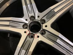 MERCEDES-BENZ Mercedes S class S63 S65 C222 C217 OEM AMG R20 Rear Alloy Wheel Rim x1 psc — thumbnail 3