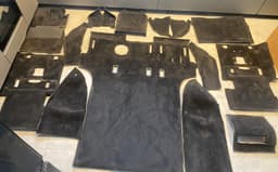 MERCEDES-BENZ Mercedes G class W463 GENUINE Floor Carpet SET Black LHD 2002-2012 Year — thumbnail 1
