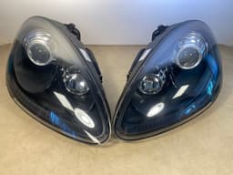 PORSCHE PORSCHE CAYENNE 958 Xenon AFS Black edition HEADLIGHT LAMP SET + ballasts bulbs — thumbnail 1