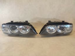 BMW BMW E53 X5 Genuine Bi-Xenon Headlight SET Left & Right FACELIFT 7166803 7166804 — thumbnail 1