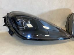 PORSCHE Porsche Cayenne 959 GENUINE LED BLACK Headlight SET Left & Right LHD — thumbnail 3