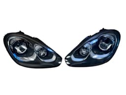 PORSCHE Porsche Cayenne 958 OEM Facelift GTS Xenon AFS Headlight Lamp SET 14-17 year — thumbnail 1