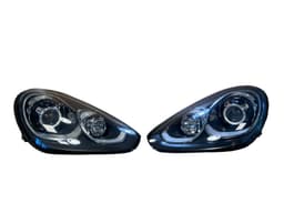 PORSCHE Porsche Cayenne 958 OEM Facelift GTS Xenon AFS Headlight Lamp SET 14-17 year — thumbnail 2