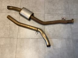 BMW GENUINE BMW X5M E70 X6 E71 Rear Exhaust Muffler 18307848147 — thumbnail 10
