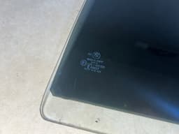 BMW GENUINE BMW 7 E23 Door window Clear tinted with film REAR LEFT LH 51341869843 — thumbnail 4