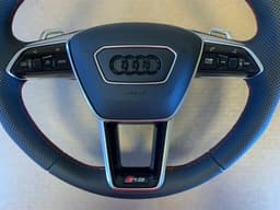 AUDI Audi A6 A7 A8 Q8 4K 4N 4M GENUINE RS-line Steering Wheel with Paddles Heating — thumbnail 4