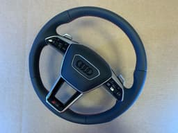 AUDI Audi A6 A7 A8 Q8 4K 4N 4M GENUINE RS-line Steering Wheel with Paddles Heating — thumbnail 9