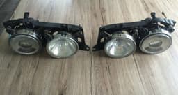 BMW BMW 5 7 E34 E32 GENUINE Ellipsoid Hella Front Headlight Set LEFT & RIGHT — thumbnail 1