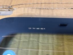 VW VW Transporter T5 GENUINE Rear RIGHT Window Glass Heated 7H1845502C — thumbnail 7