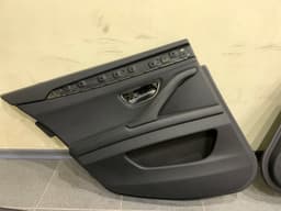 BMW BMW 5 F11 OEM Front Rear Door Trim Panel SET Black Half Leather with Lighting — thumbnail 3