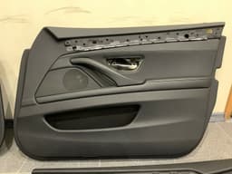 BMW BMW 5 F11 OEM Front Rear Door Trim Panel SET Black Half Leather with Lighting — thumbnail 6