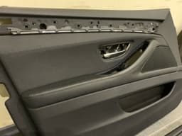 BMW BMW 5 F11 OEM Front Rear Door Trim Panel SET Black Half Leather with Lighting — thumbnail 7